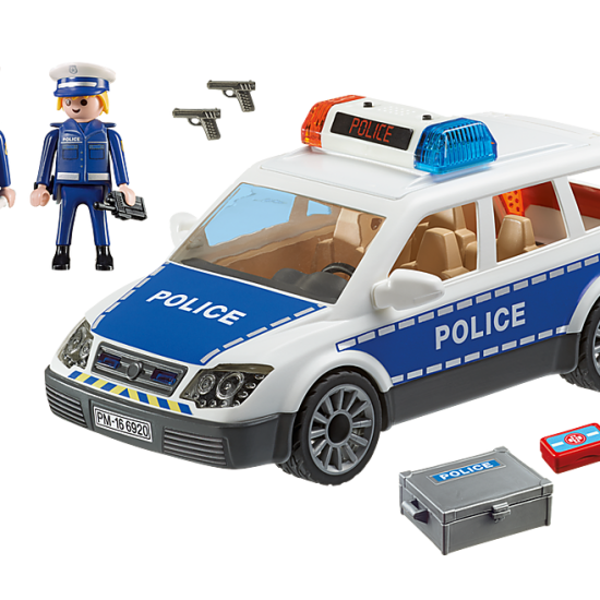 Playmobil Police Car with Lights and Sound Poppy Shop Toys & Gifts