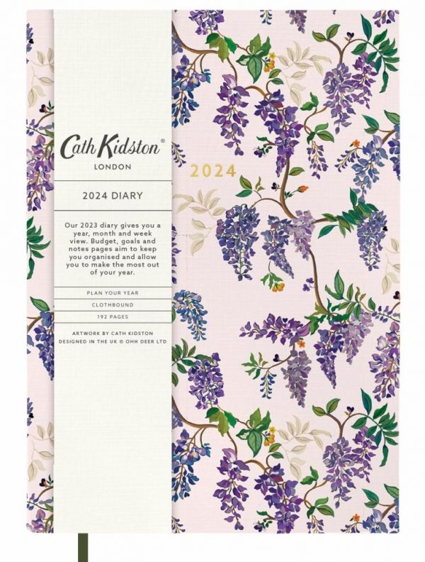 Cath Kidston A5 Diary 2024 London Wisteria Poppy Shop Toys Gifts   IMG 2510 600x792 