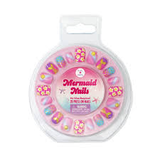 Pink Poppy: Mermazing Mermaid 3D Press on Nails