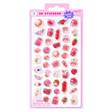 Pink Poppy:  3D Stickers:Rabbit