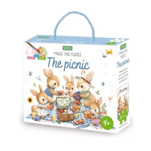 Sassi -  Magic Water Puzzle & Book Set (The Picnic)