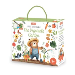 Sassi -  Magic Water Puzzle & Book Set (The Vegetable Garden)