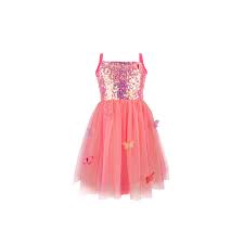 GP: Butterfly Bliss Dress -Pink,Size 5-6