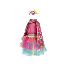 GP: Super-duper Tutu, Cape&Mask, Pink&Gold size 4-6