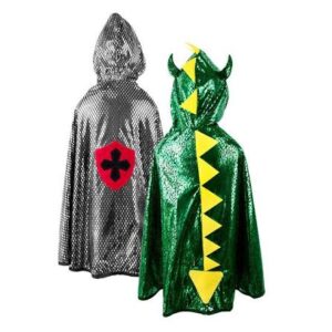 GP-Dragon& Knight Reversible Cape, Size 5-6