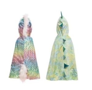 GP: Unicorn&Dragon Reversible Cape, size 3-4