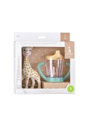 Sophie La Girafe and Non-spill Cup