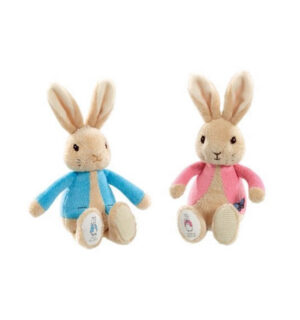 Beatrix Potter - Peter Rabbit & Flopsy Plush Rattles (Assorted)